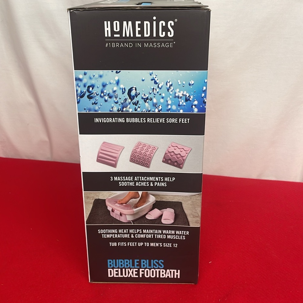 Homedics Bubble Bliss Deluxe Footbath - Picture 6 of 6